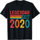 Kinder Legendär Seit 2020 Retro Jungs Mädchen 6. Geburtstagsshirt T-Shirt - T-Shirt | Black