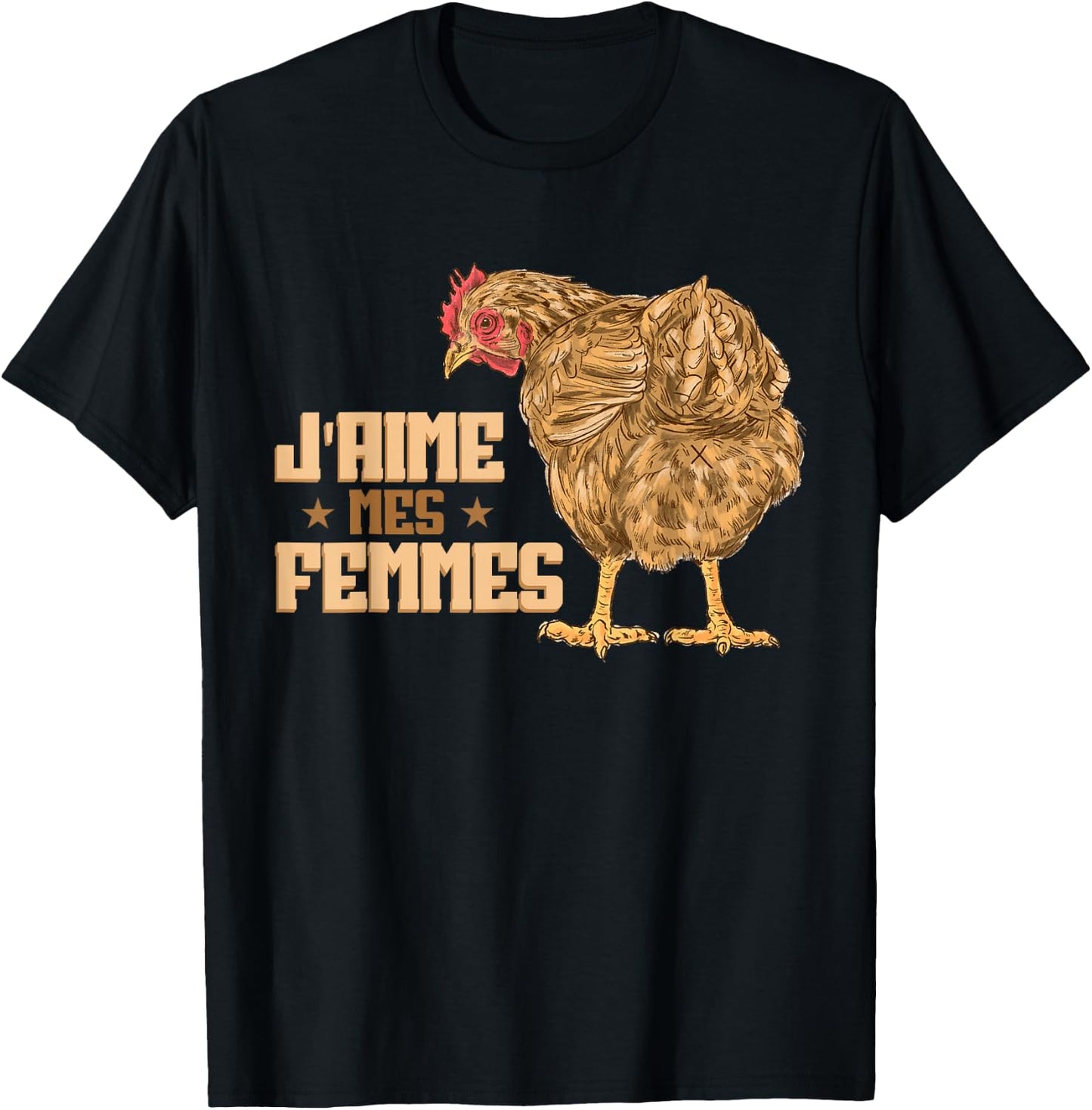 Chicken Amateur Hens Humor Chicken Coop , Black, S T-Shirt - T-Shirt | Black