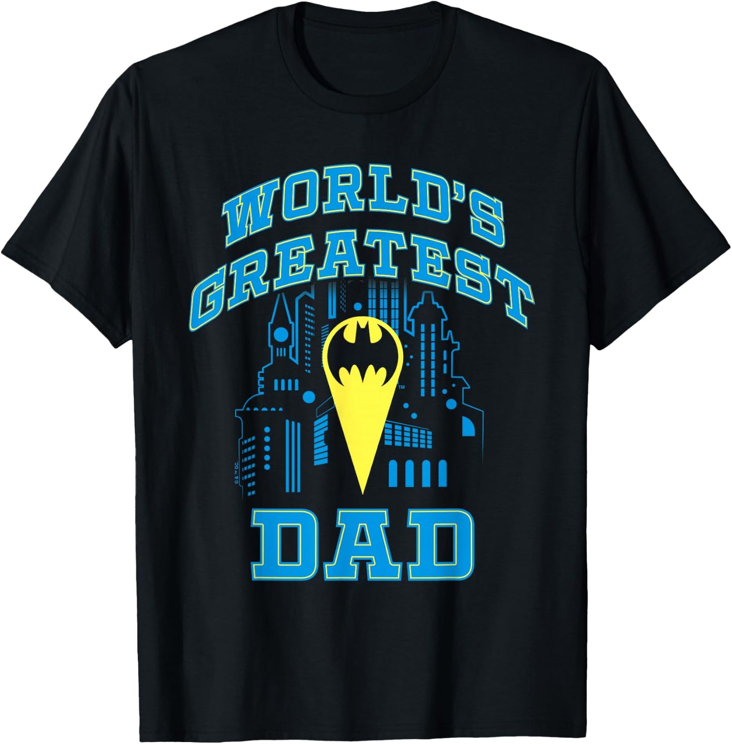 Batman Father's Day World's Greatest Dad T-Shirt - T-Shirt | Black