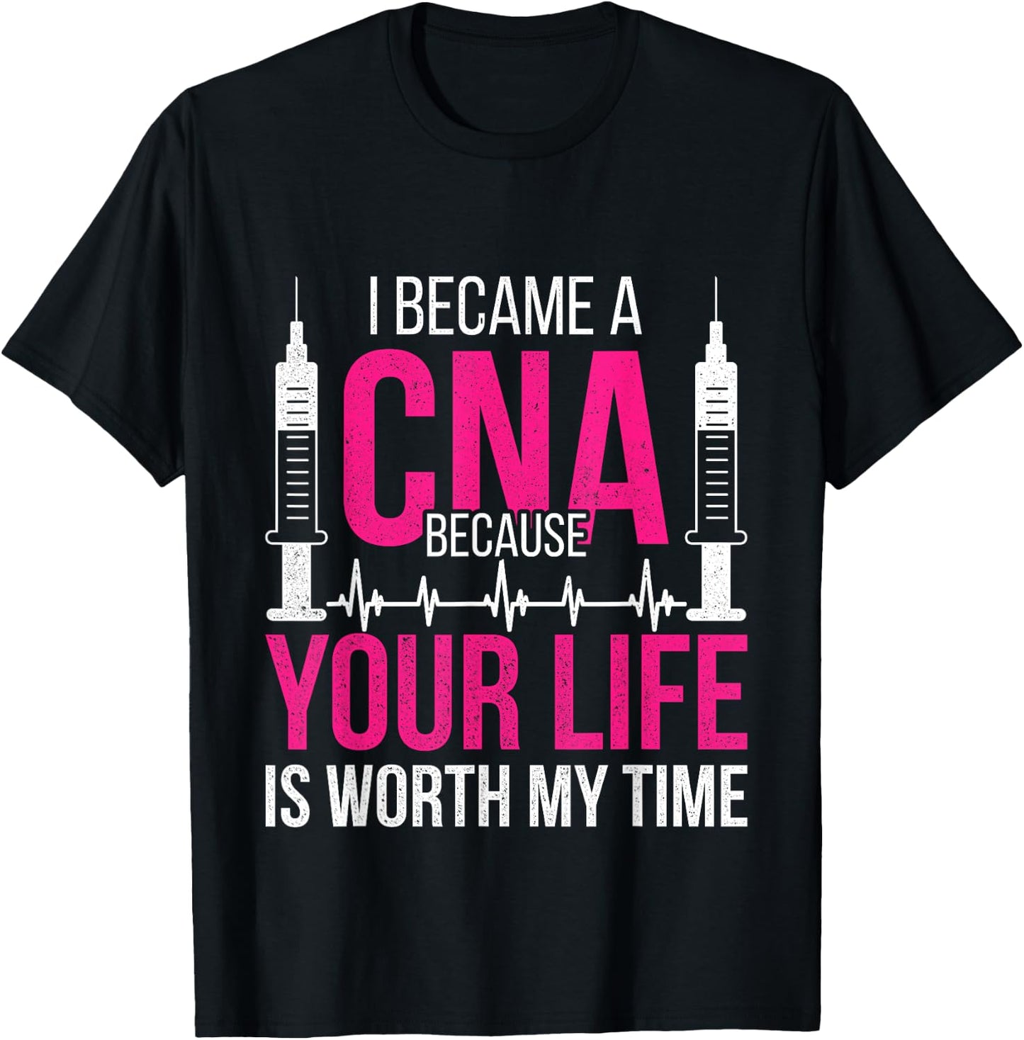 I Became A CNA Shirt Nursing Assistant Gift T-Shirt - T-Shirt | Black