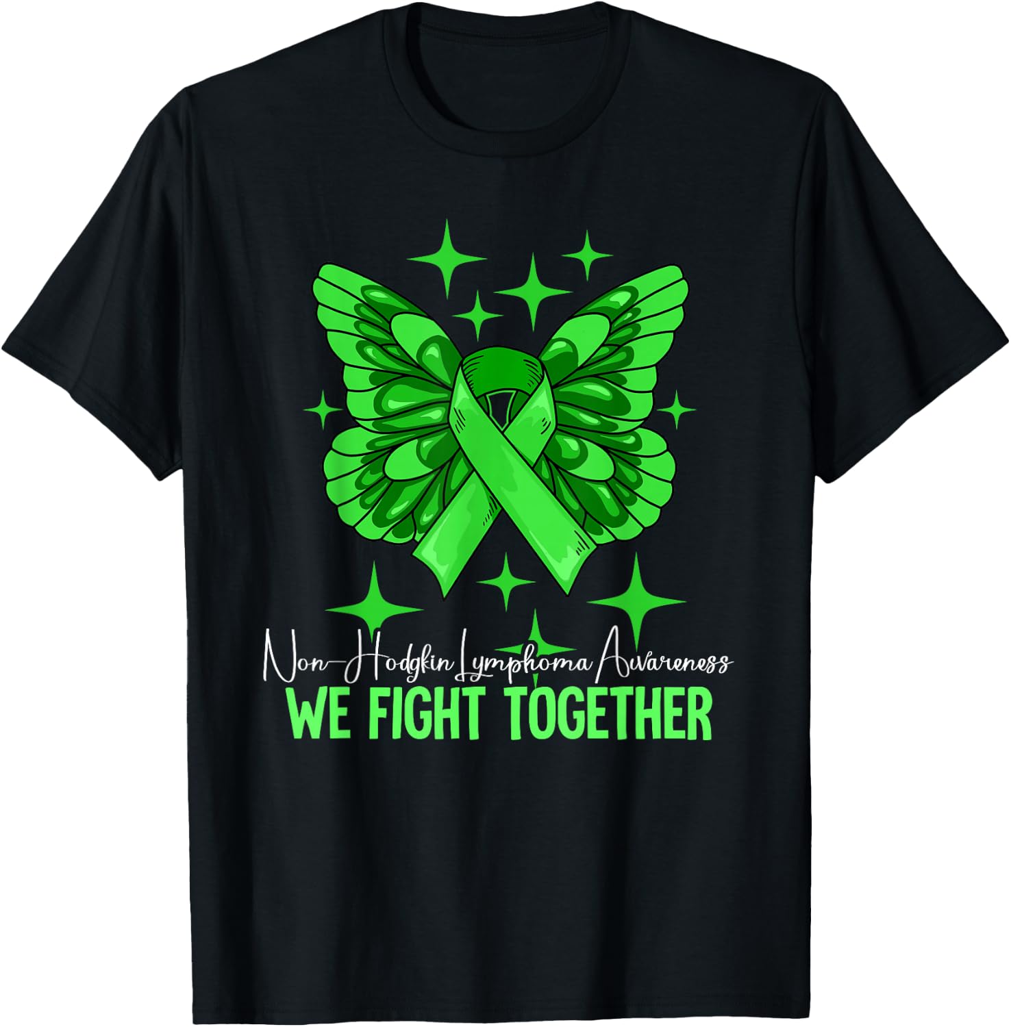 Non-Hodgkins Lymphoma Awareness T-Shirt - T-Shirt | Black