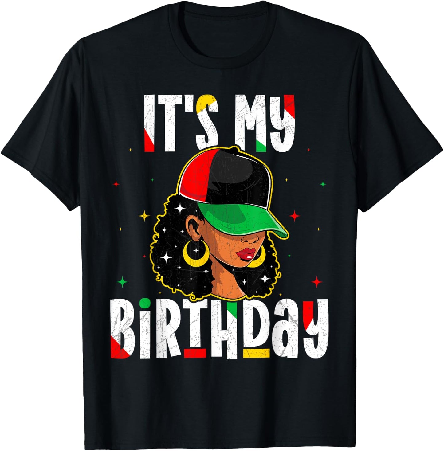 Juneteenth Its My Birthday 1865 American African Black Women T-Shirt - T-Shirt | Black