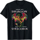 Sorry My Dragon Ate Your Unicorn Funny Dragon Lovers Gift T-Shirt - T-Shirt | Black
