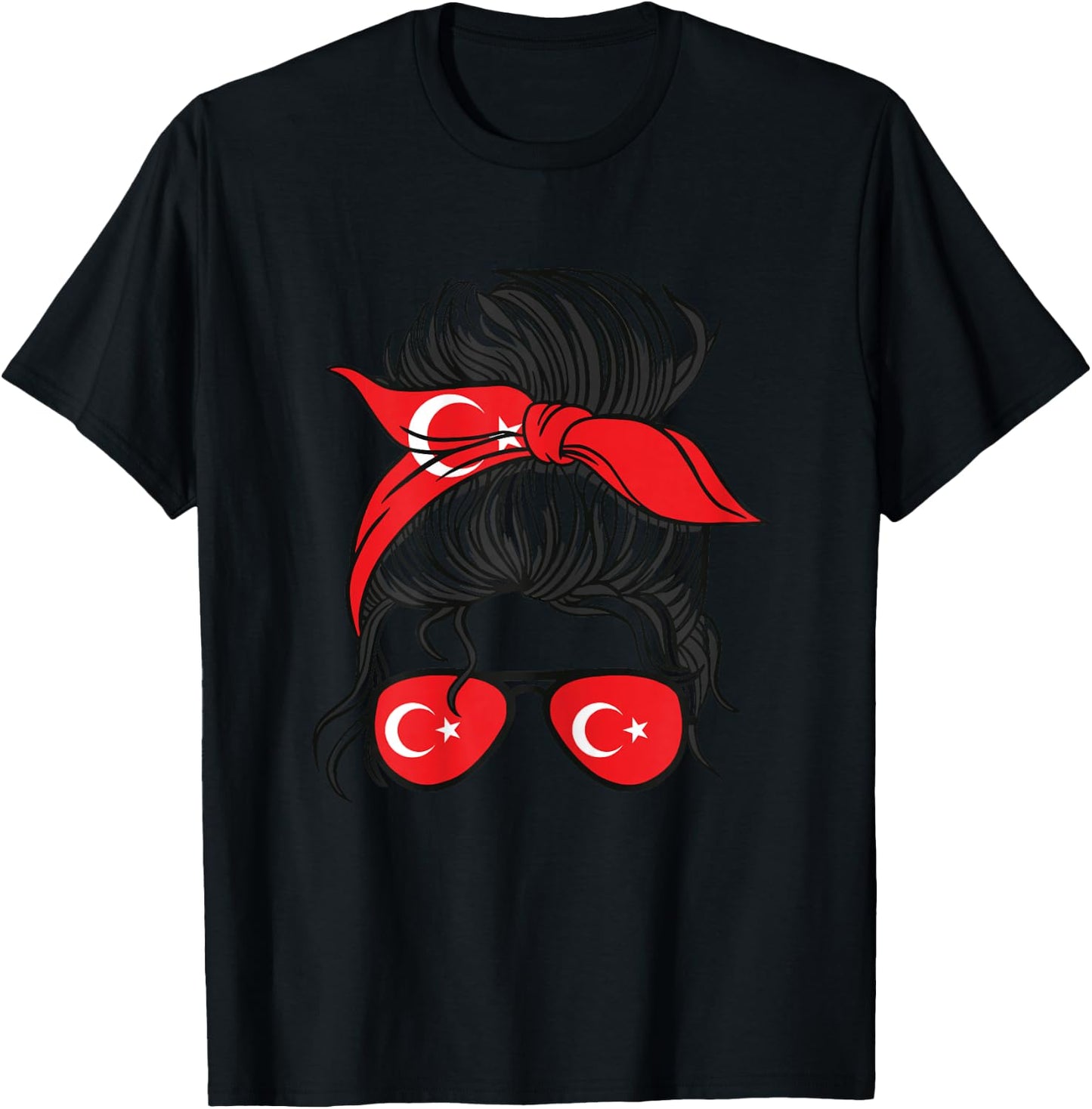 Turkiye Mädchen Türkei Mädchen Türkische kizi Frauen Türkische Flagge T-Shirt - T-Shirt | Black