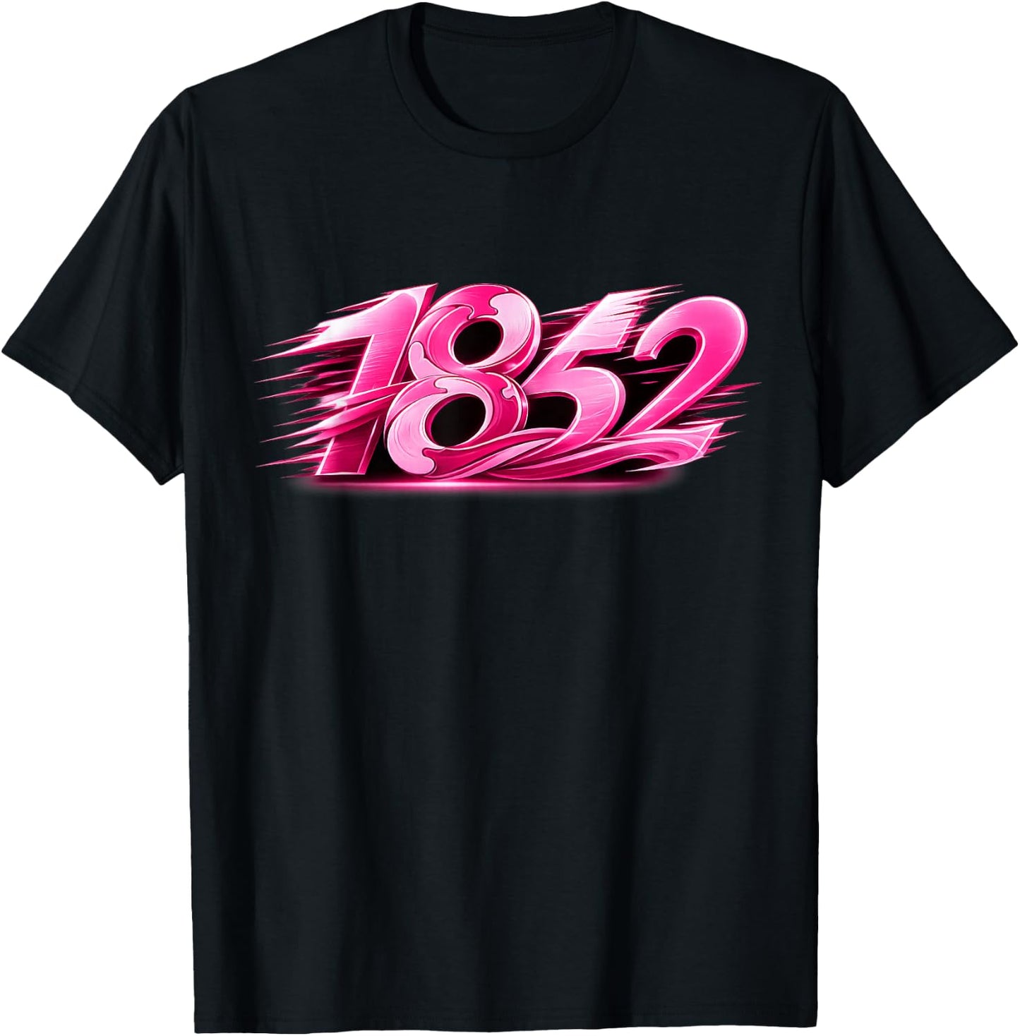 1852 - Pink T-Shirt - T-Shirt | Black