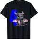 4th Birthday Shirt Dragon Party Birthday Boy Toddler Four T-Shirt - T-Shirt | Black