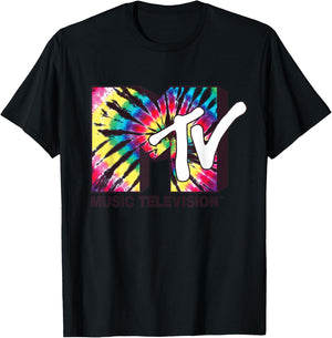 MTV - Tie Dye Logo T-Shirt - T-Shirt | Black