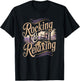 Rocking Relaxing Porch Country Life Outdoor Humor T-Shirt - T-Shirt | Black