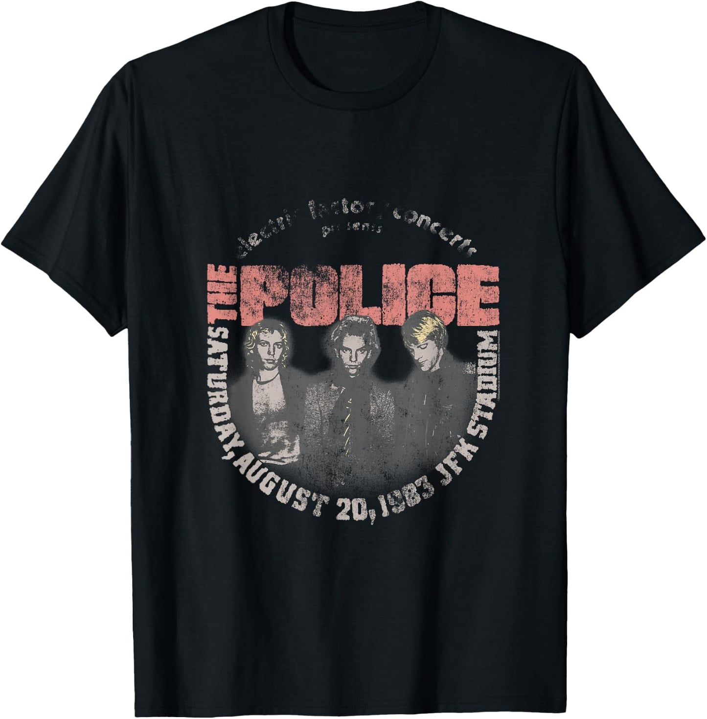 JFK Stadium 1983 T-Shirt - T-Shirt | Black