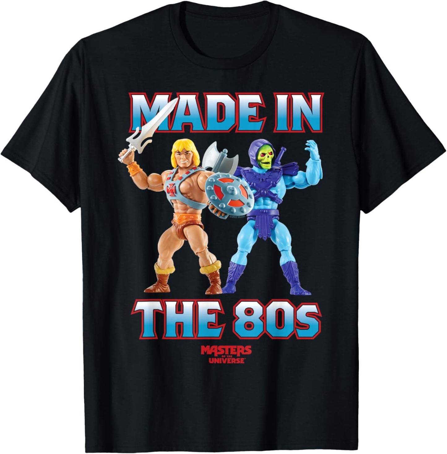 Masters of The Universe Made in the 80s T-Shirt - T-Shirt | Black
