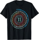 11 Years Birthday Helix 11 Year Boys Girls Birthday T-Shirt - T-Shirt | Black