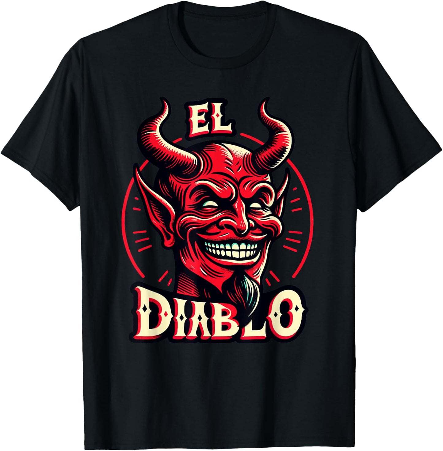 El Diablo , Black, S T-Shirt - T-Shirt | Black