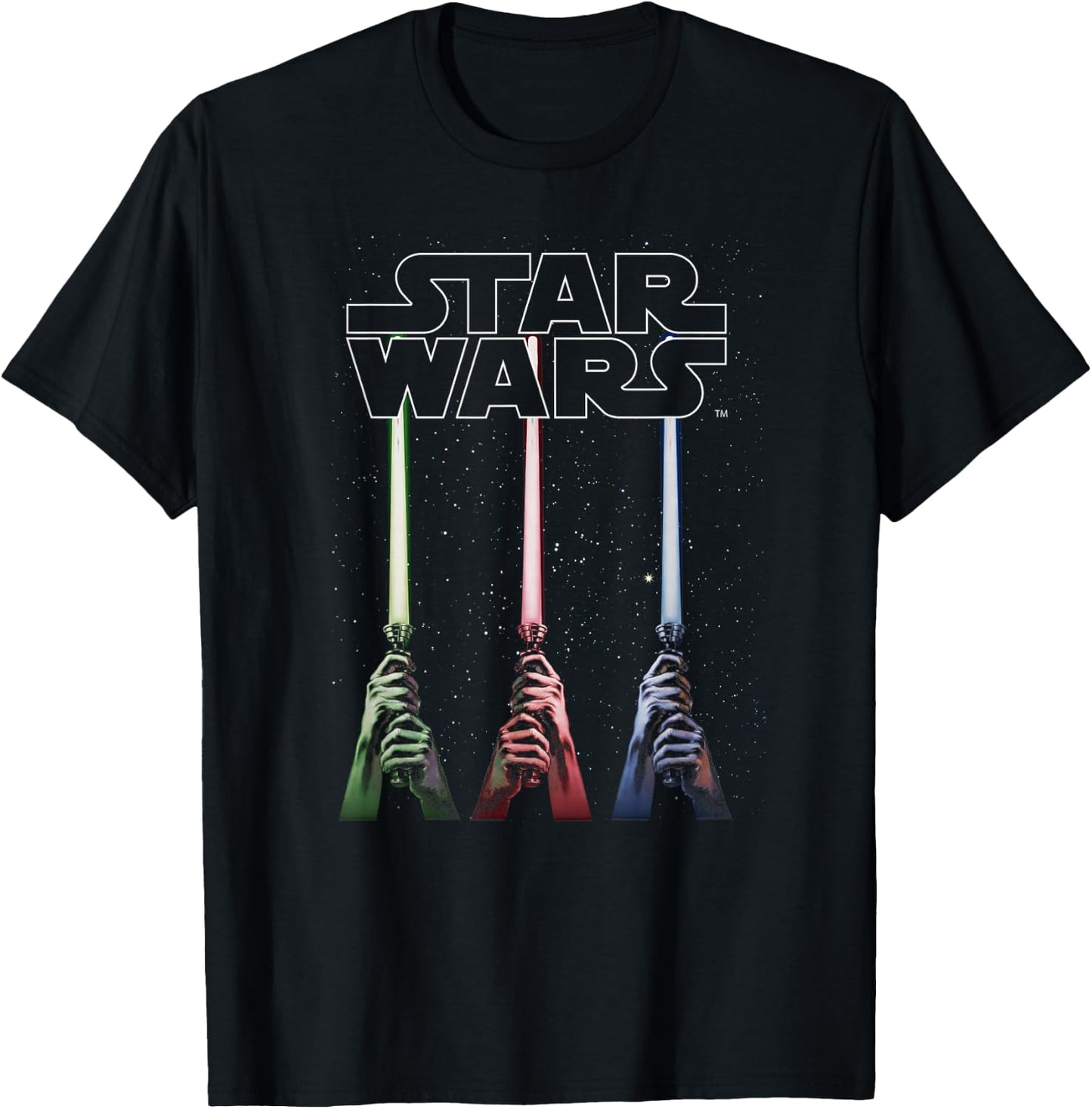 Star Wars Lightsabers , black T-Shirt - T-Shirt | Black