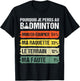 Why I Lose At Badminton Humor Badiste Gift Vintage , Black, S T-Shirt - T-Shirt | Black