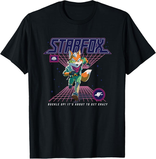 The Super Mario Galaxy Movie Starfox About to Get Crazy Haut de Gamme T-Shirt - T-Shirt | Black