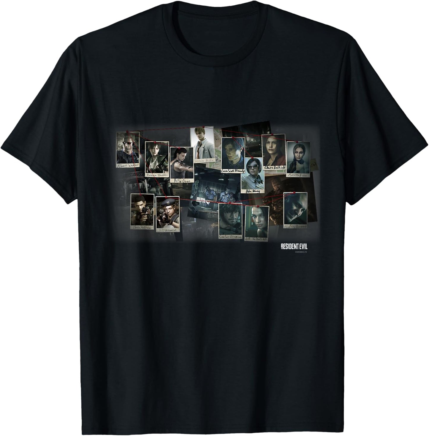 Resident Evil 1,2,3 T-Shirt - T-Shirt | Black