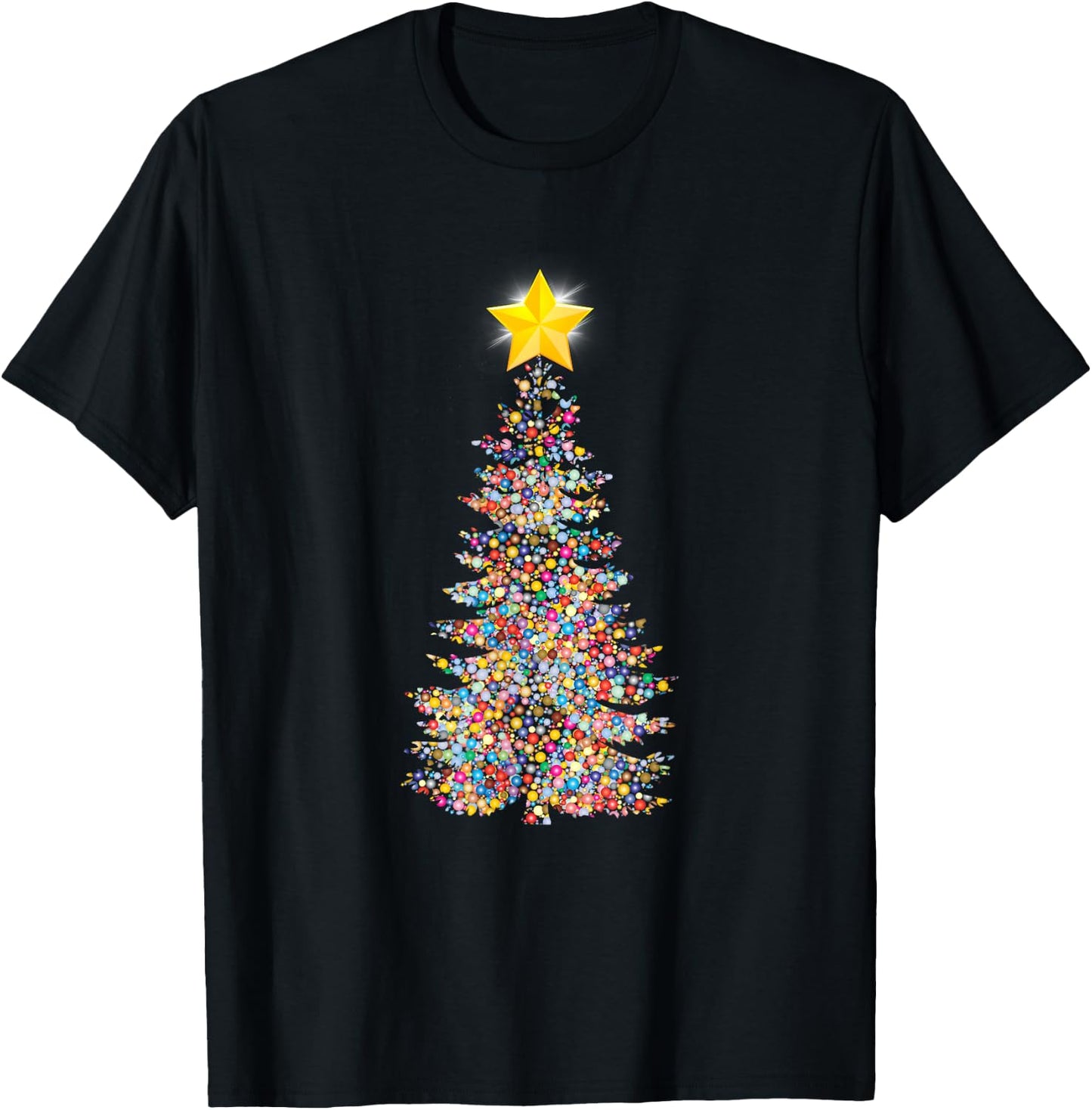Christmas Tree , Funny Christmas Gift T-Shirt - T-Shirt | Black