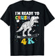 4K I'm Ready to Crush Kids Boys Girls First Day Of School T-Shirt - T-Shirt | Black