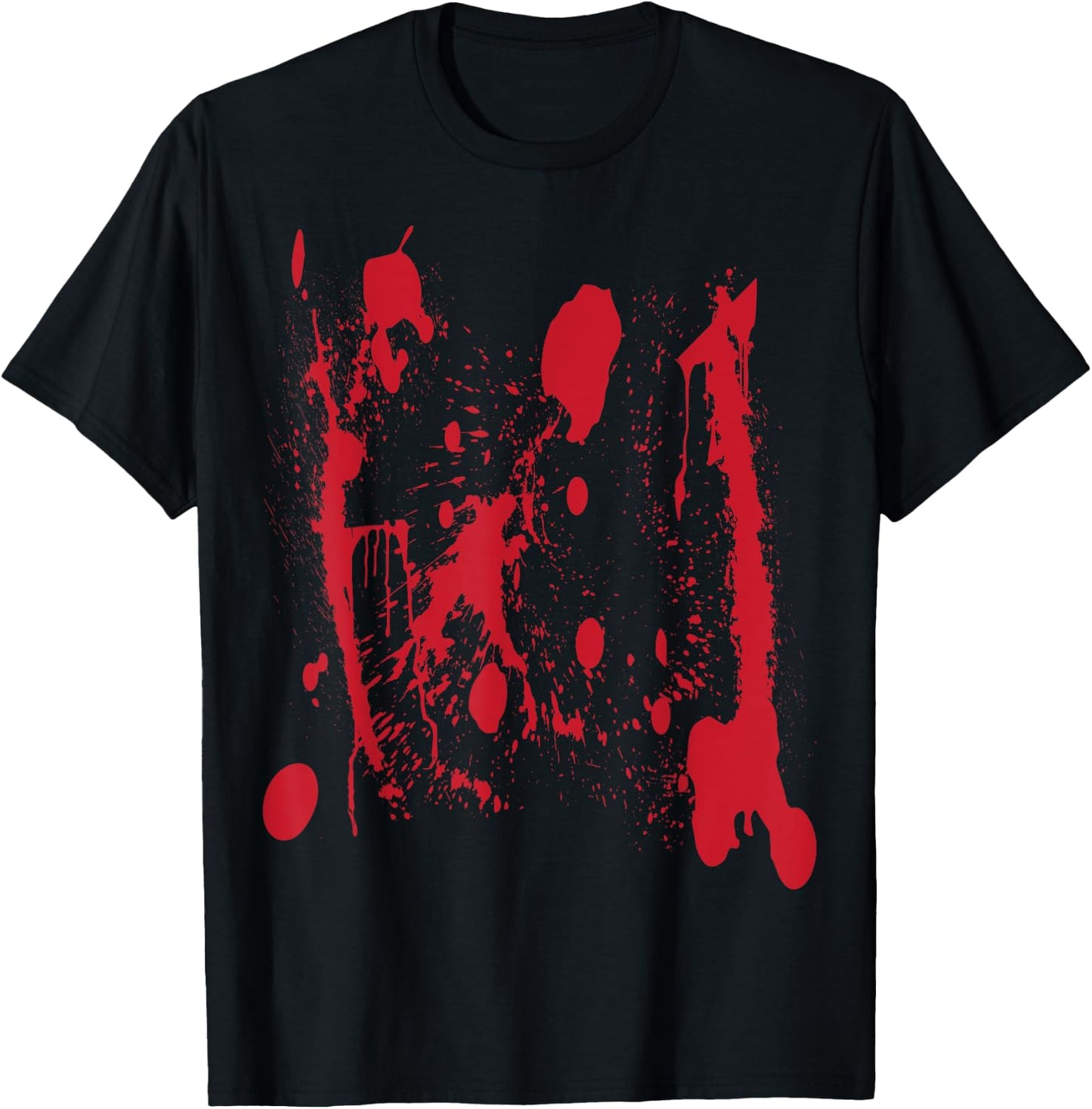 Blood Splatter Halloween Zombie Victim T-Shirt - T-Shirt | Black