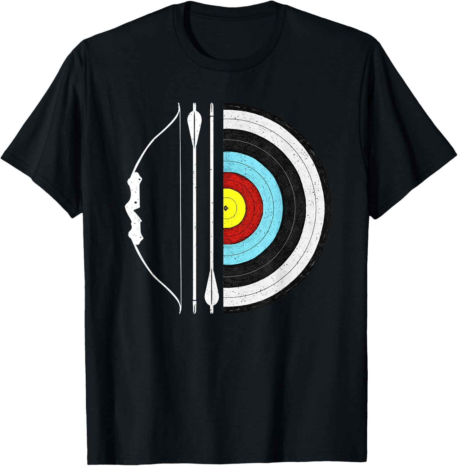 Cool Archery Women Archer Bow Arrow Target Bowman T-Shirt - T-Shirt | Black