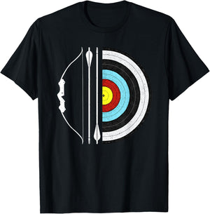 Cool Archery Women Archer Bow Arrow Target Bowman T-Shirt - T-Shirt | Black