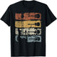 Guitar Player Rock Music Retro Guitar , black T-Shirt - T-Shirt | Black