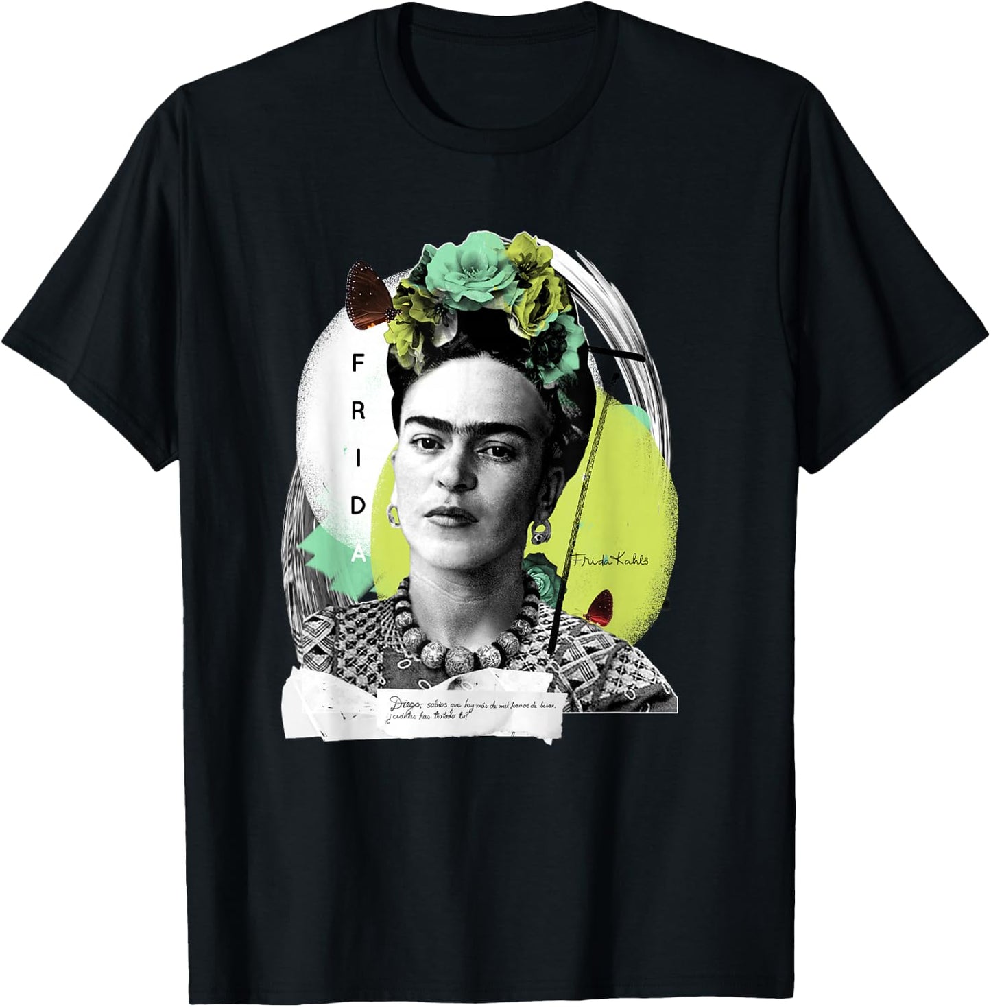 Frida Kahlo - Vielzahl von Artikeln T-Shirt - T-Shirt | Black