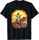 Lustiger Jesus reitender T-Rex Dinosaurier Meme Parodie für Gläubige T-Shirt - T-Shirt | Black