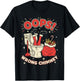 Oops Wrong Chimney Rude Santa Humor Funny Christmas Graphic T-Shirt - T-Shirt | Black