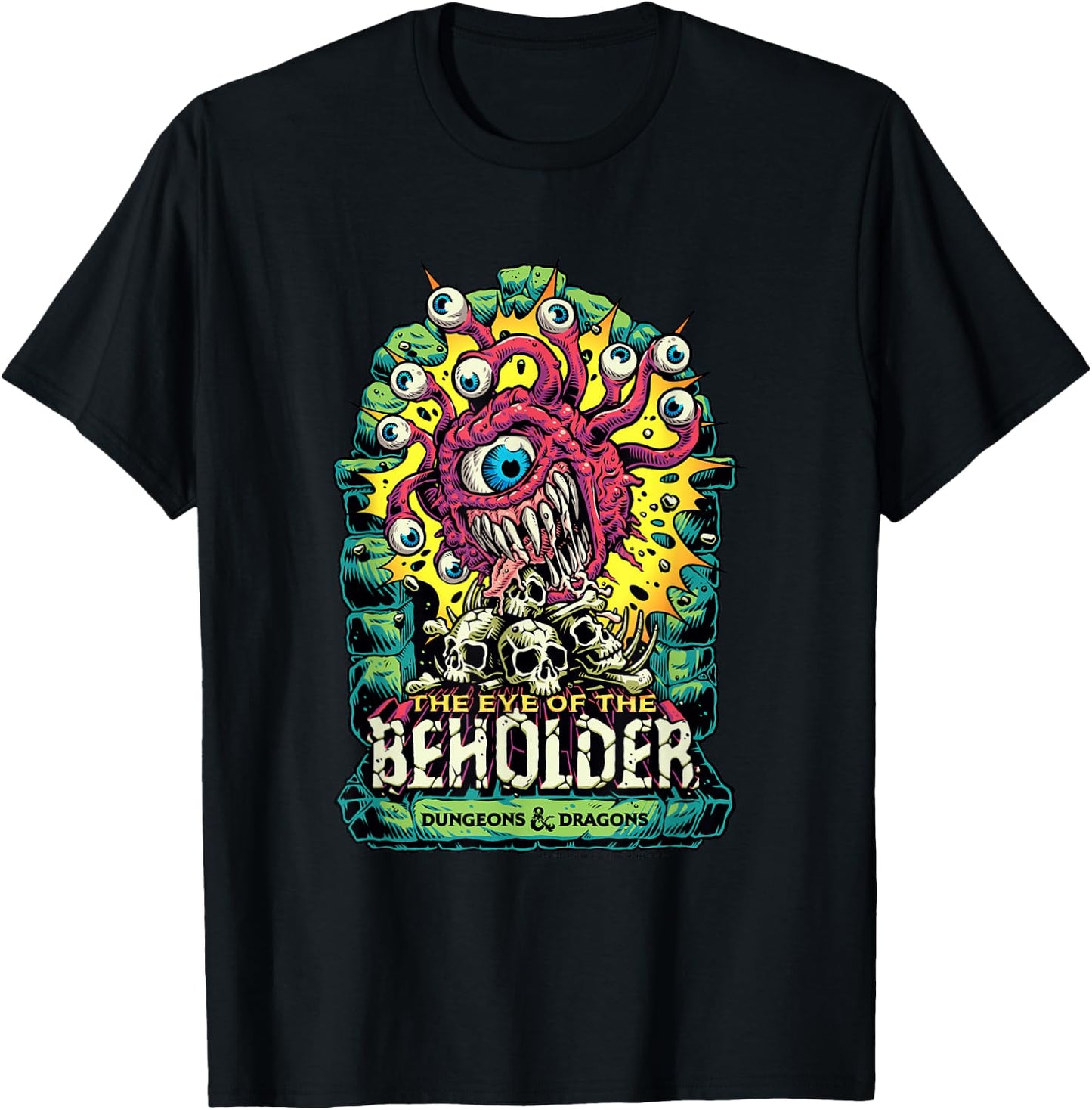 Dungeons & Dragons The Eye Of The Beholder T-Shirt - T-Shirt | Black