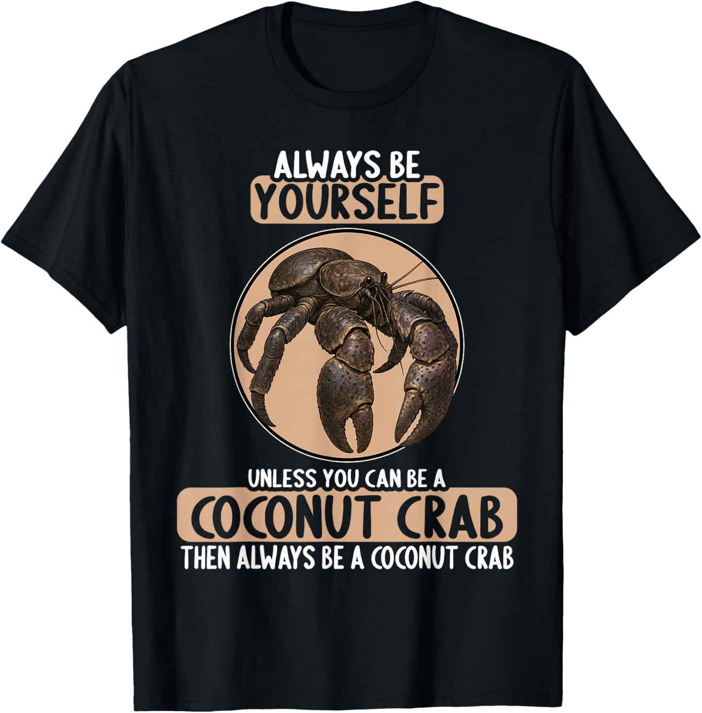 Coconut Crabs Coconut Crab T-Shirt - T-Shirt | Black