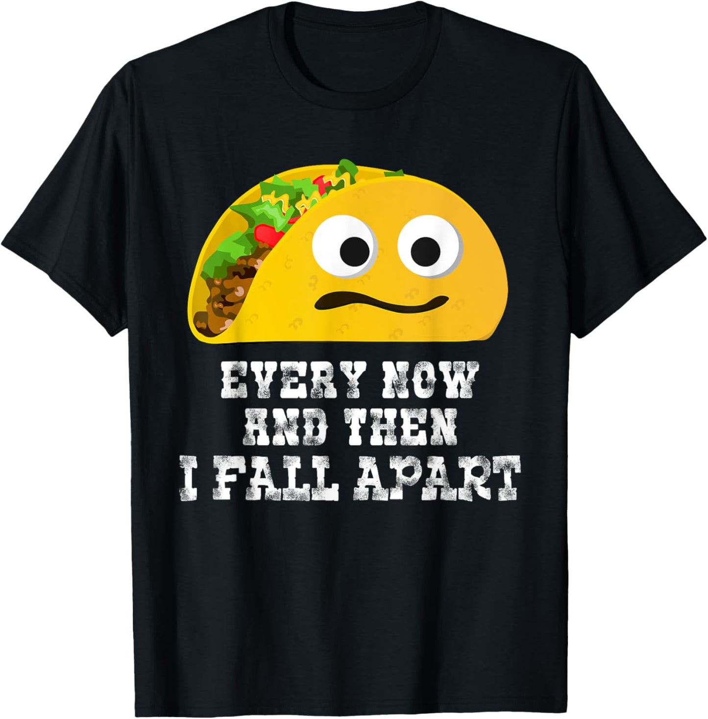 Cinco de Mayo Shirt Taco Fall Apart T-Shirt - T-Shirt | Black