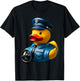 Rubber Duck School Bus Driver Ducky Duckie Men Women Kids T-Shirt - T-Shirt | Black