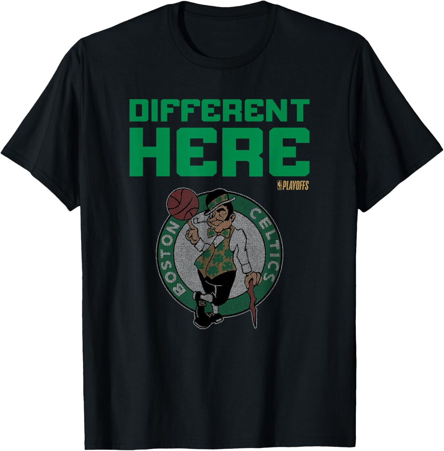 NBA 2026 Playoffs Mantra Celtics Billboard T-Shirt - T-Shirt | Black