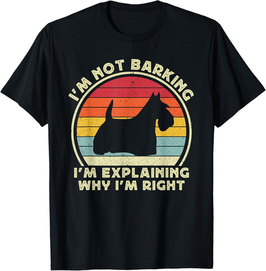 Funny Scottish Terrier Dog Women Kids Scotty Scottie T-Shirt - T-Shirt | Black