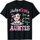 Holy Cow I'm Going To Be a Auntie Pregnancy Announcement T-Shirt - T-Shirt | Black