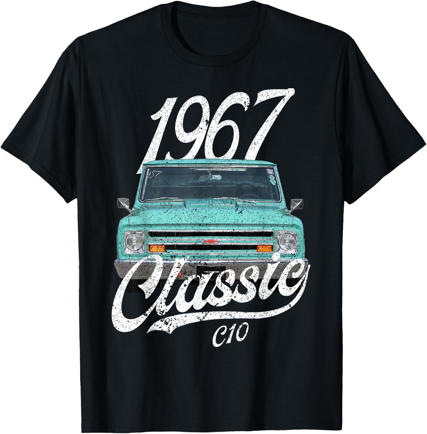 1967 C10 67' Chevys T-Shirt - T-Shirt | Black