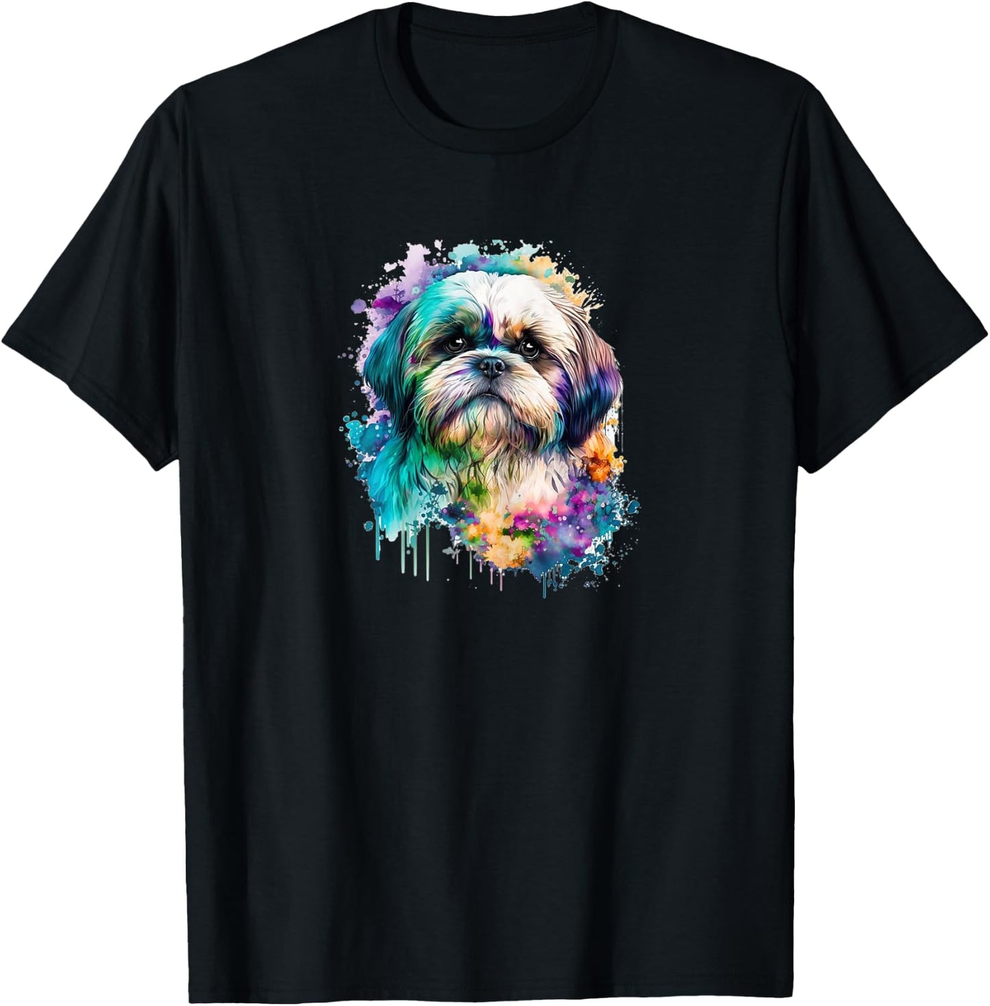 Damen Shih Tzu Mom Shih Tzu Liebhaber Shih Tzu Hundeliebhaber T-Shirt - T-Shirt | Black