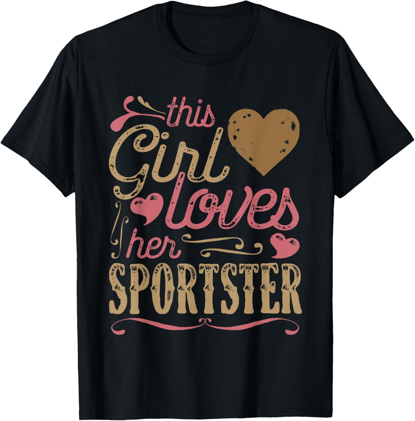 Sportster Shirt Gift Bike Biker Motorcycle T-Shirt - T-Shirt | Black