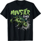 Monster Truck Dad Off Road Racing Family Matching Papa Men T-Shirt - T-Shirt | Black