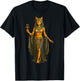 Bastet Egyptian Cat Feline Goddess T-Shirt - T-Shirt | Black