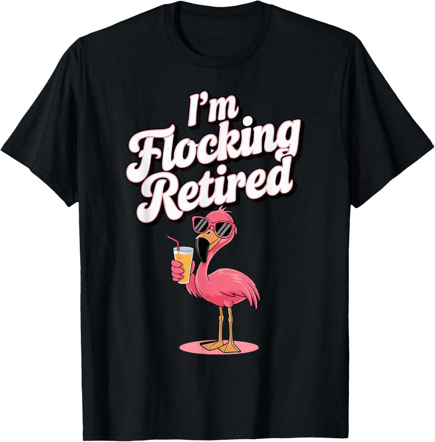 Flamingo Im Flocking Retired T-Shirt - T-Shirt | Black