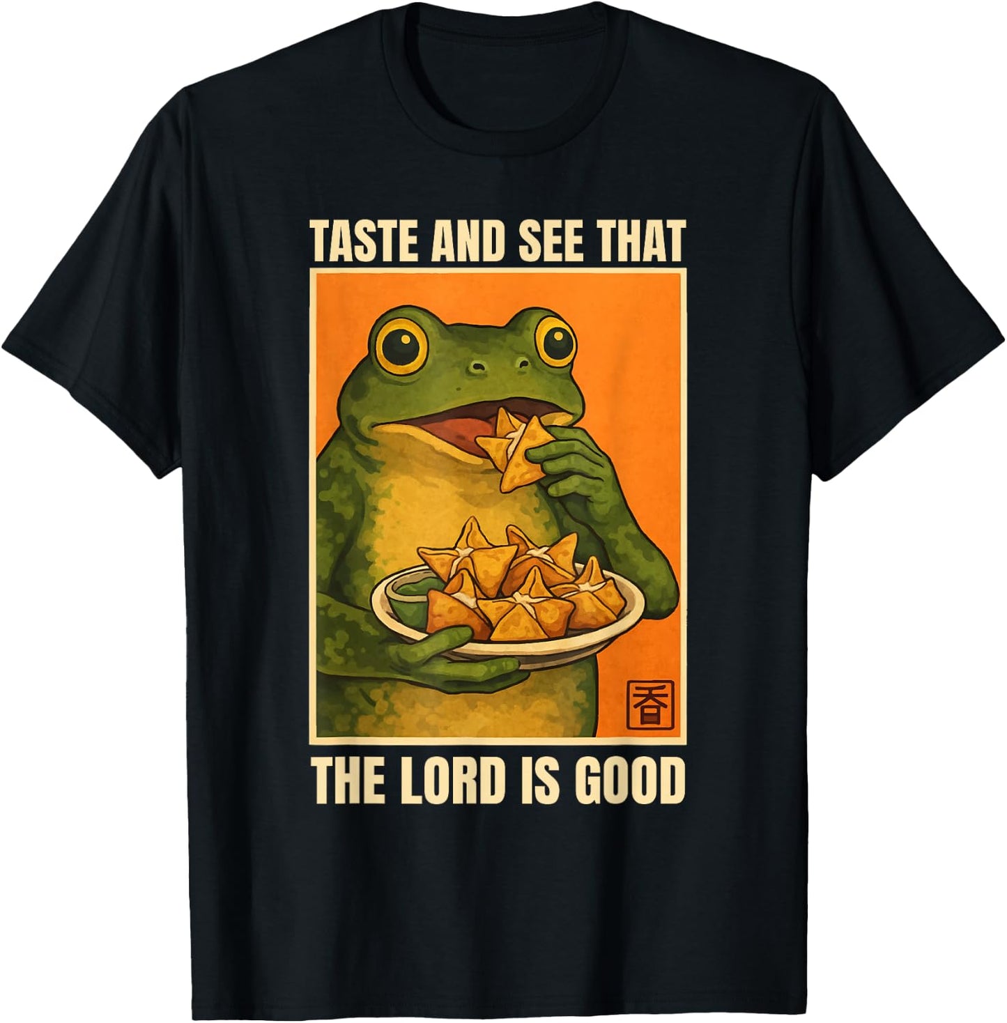Funny Crab Rangoon Goon Lover T-Shirt - T-Shirt | Black