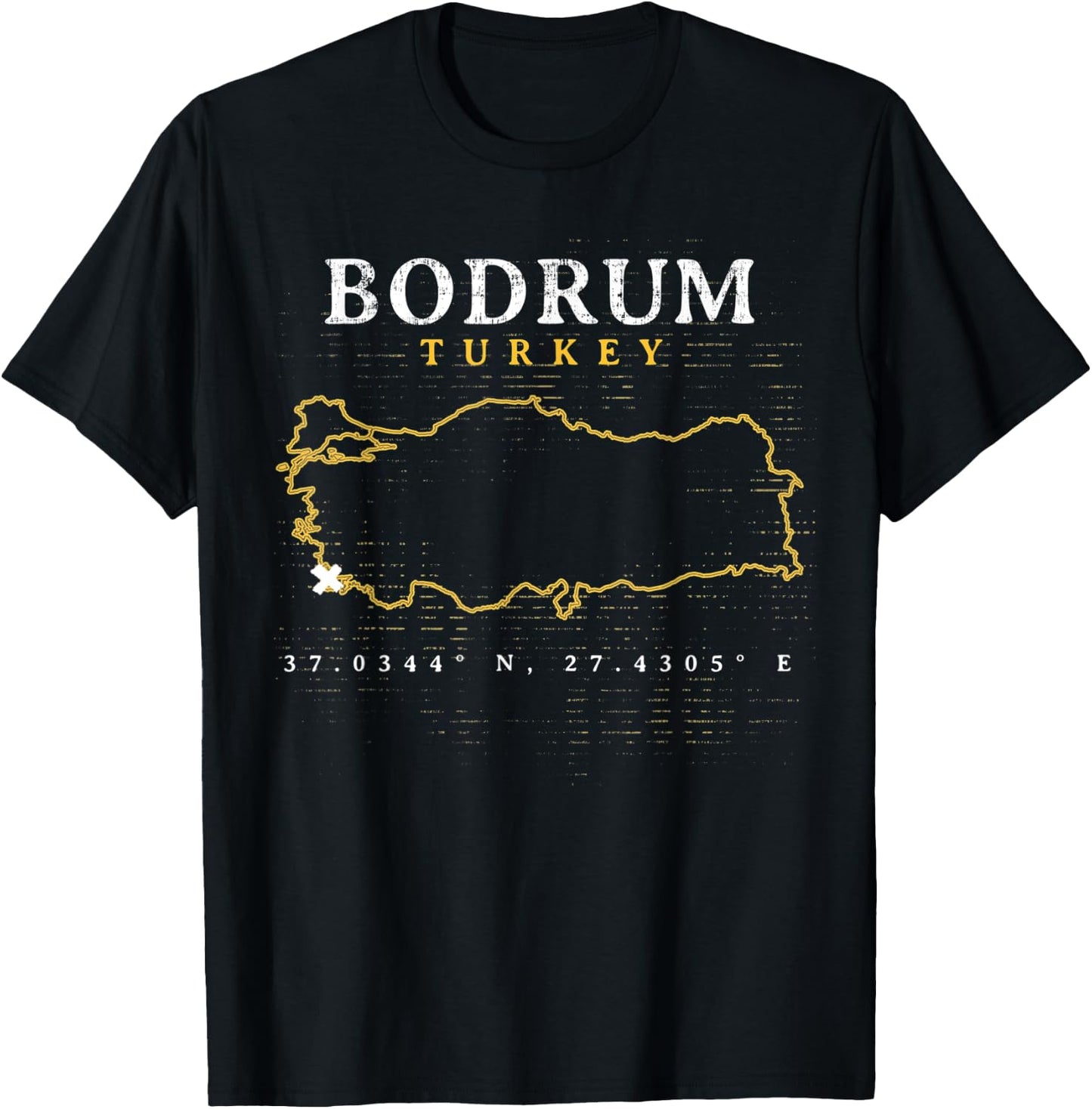 Turkey Bodrum T-Shirt - T-Shirt | Black
