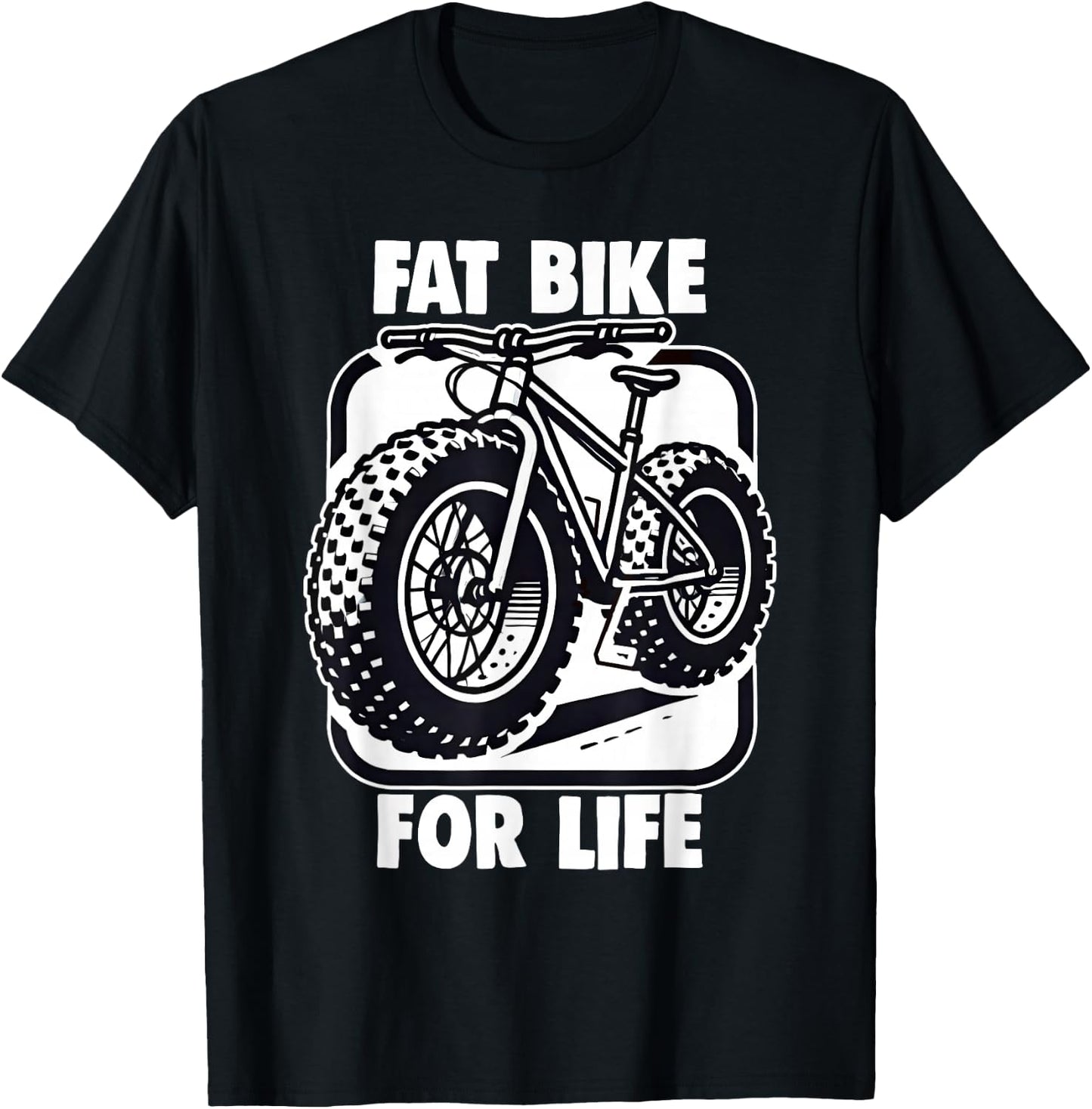 Fatbike Mountainbike Fat Bike For Life Mtb Fatbike T-Shirt - T-Shirt | Black