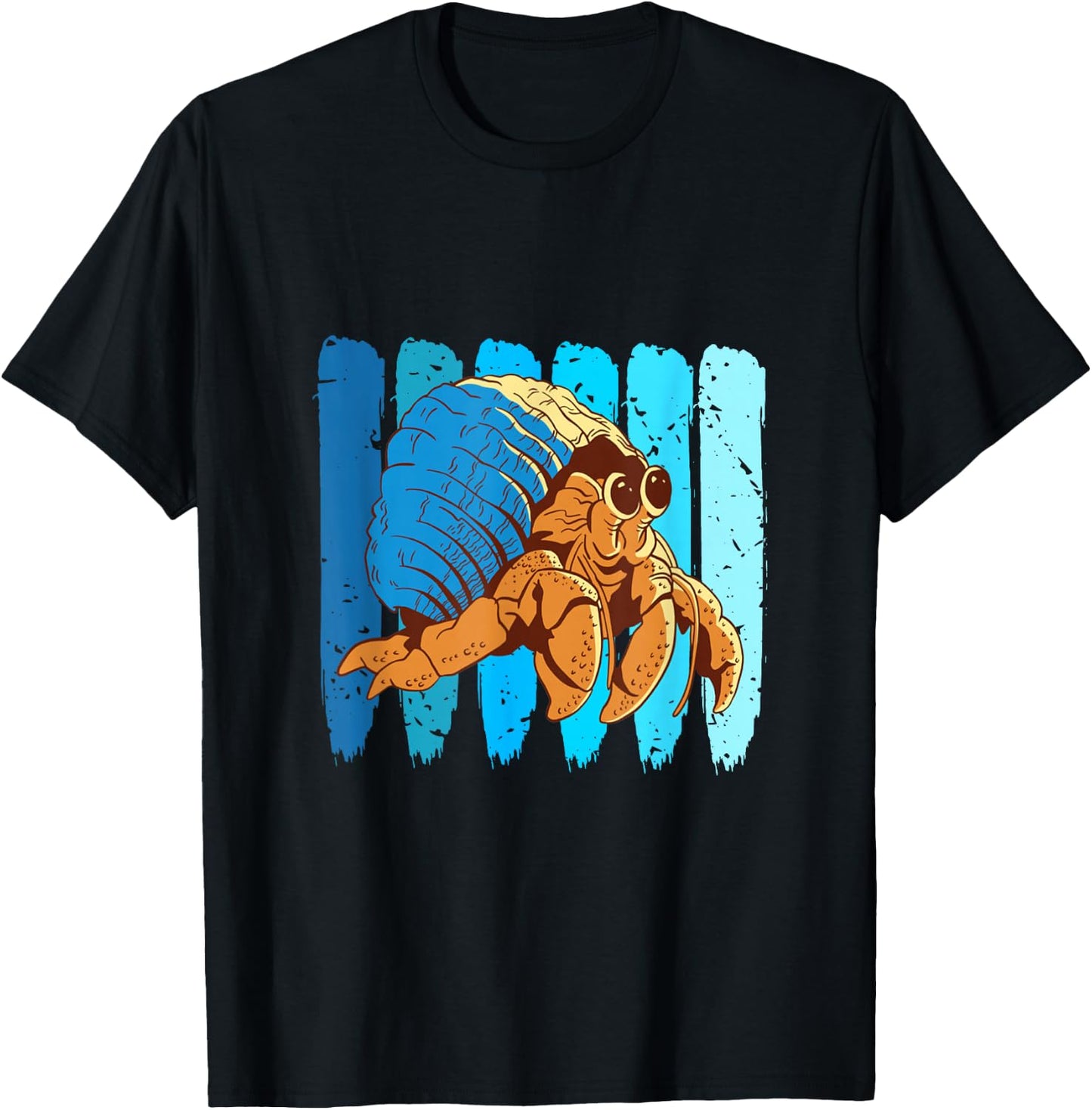 Hermit Crab Sea Animals Retro Crabs Hermit Crab Lover T-Shirt - T-Shirt | Black