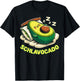 Schlavocado Pyjama Nachthemd Schlafanzug Schlaf Avocado T-Shirt - T-Shirt | Black