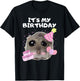 It's My Birthday Sad Hamster Meme , black T-Shirt - T-Shirt | Black