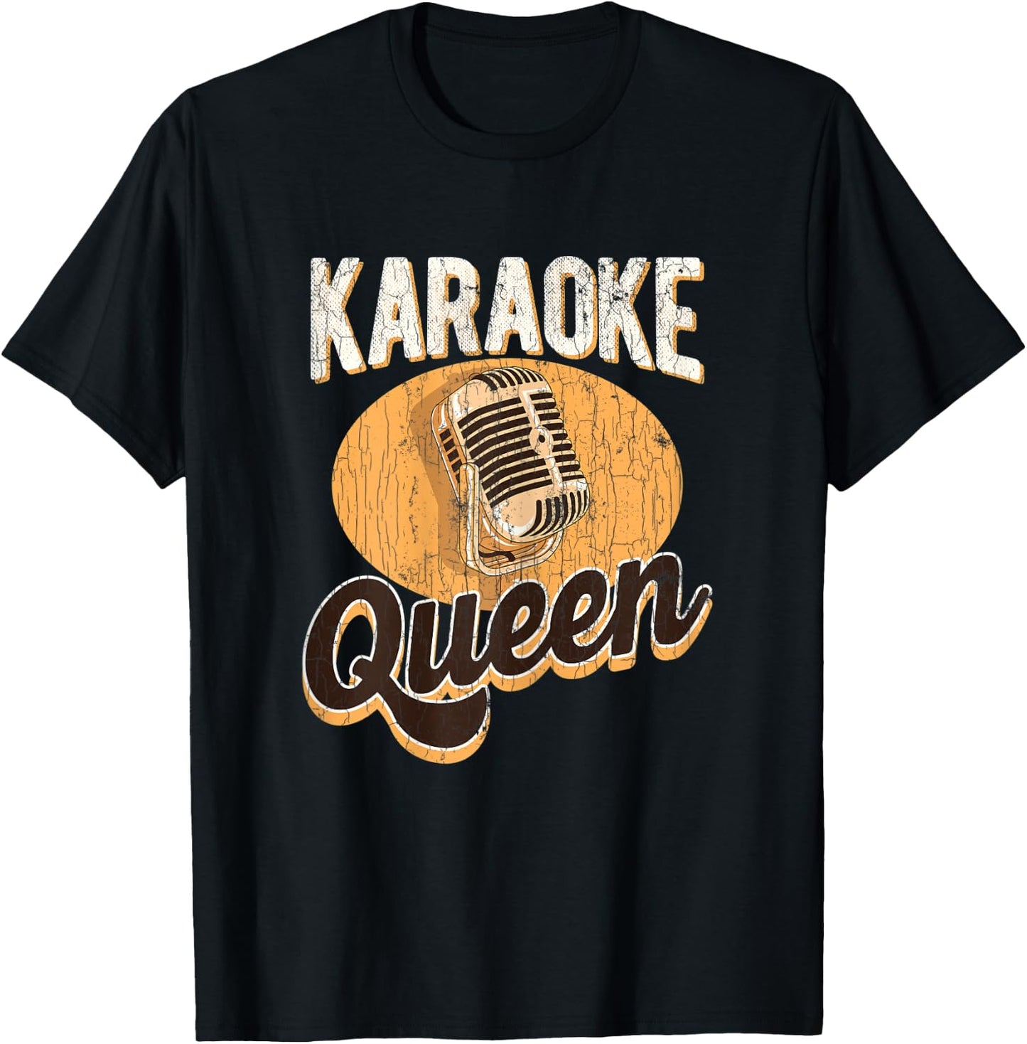 Karaoke Apparel Gift Karaoke Queen Gifts T-Shirt - T-Shirt | Black