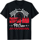 Race Car Birthday Party Racing Family Bonus Dad Pit Crew T-Shirt - T-Shirt | Black